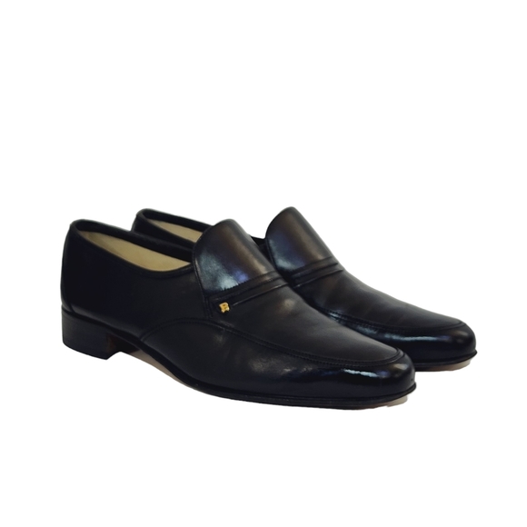 Bally Black Calfskin Slip-On Loafers main image 0